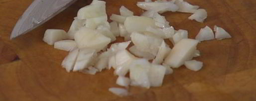 Шаг 6: салата из гречки с копченой курицей, помидорами и руколой