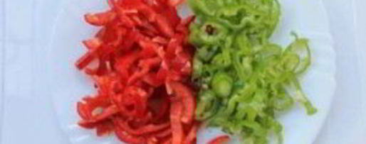 Шаг 2: салата из зеленой гречки