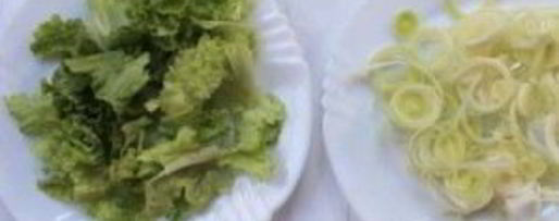 Шаг 3: салата из зеленой гречки