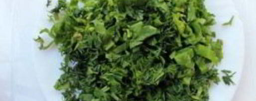 Шаг 4: салата из зеленой гречки