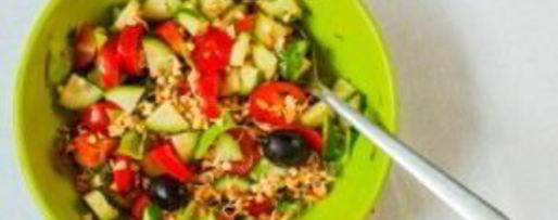 Шаг 5: салата из зеленой гречки