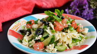 Рецепт Салата с брынзой по-гречески