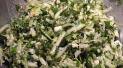 Рецепт Салата с цукини, зеленью и фетой по-гречески