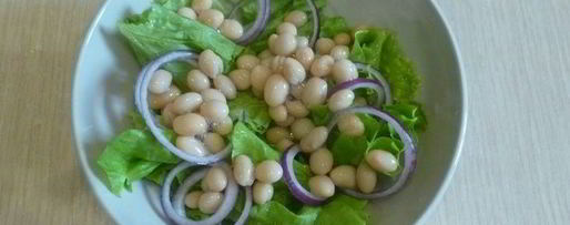 Шаг 2: салата в греческом стиле с фасолью