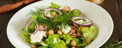 Шаг 3: салата в греческом стиле с фасолью