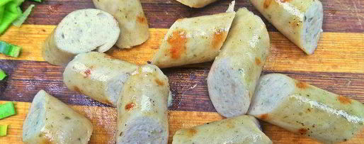 Шаг 9: теплого салата из гречки с колбасками и сыром