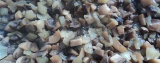 Шаг 2: теплого салата с гречкой, свеклой и грибами