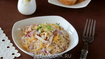 Рецепт Итальянского салата с блинами