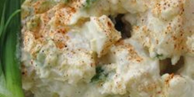 Рецепт американского салата из картофеля и яиц