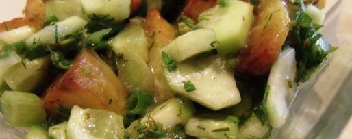 Шаг 8: горячего картофельного салата с острым соусом