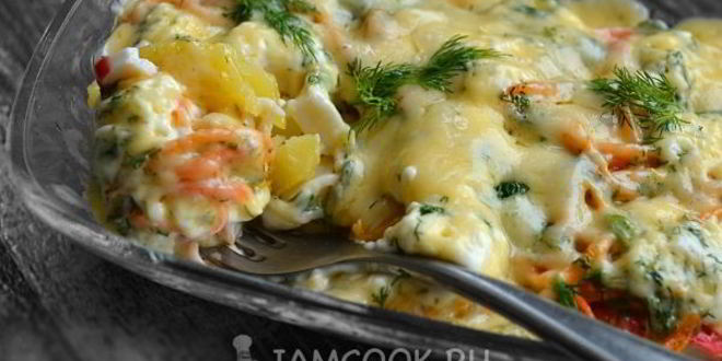 Рецепт горячего картофельного салата