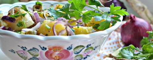 Шаг 3: картофельного салата с пикантной заправкой