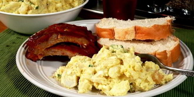 Рецепт картофельного салата на гарнир