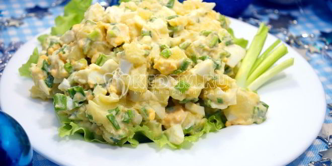 Рецепт картофельного салата на рождество