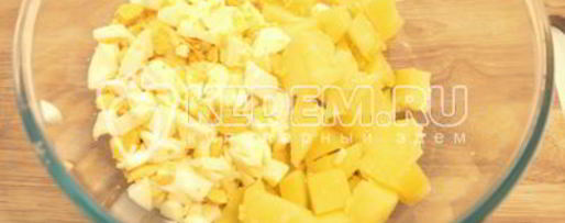 Шаг 3: картофельного салата на рождество