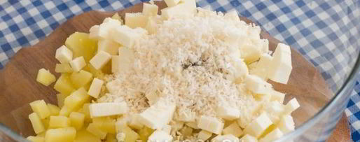 Шаг 5: картофельного салата с адыгейским сыром