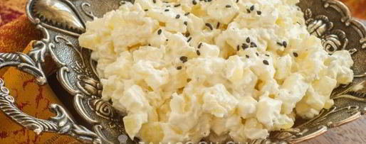 Шаг 8: картофельного салата с адыгейским сыром