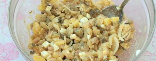 Шаг 3: картофельного салата с горчичной заправкой