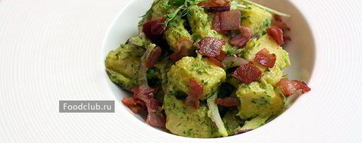 Шаг 8: картофельного салата с йогуртовым соусом