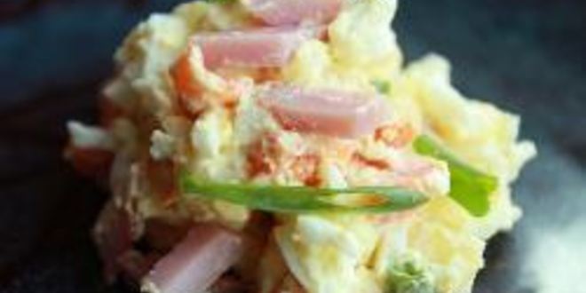 Рецепт картофельного салата с копченой курицей