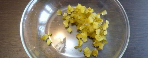 Шаг 1: картофельного салата с копченой рыбой