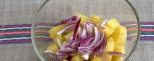 Шаг 2: картофельного салата с квашеной капустой