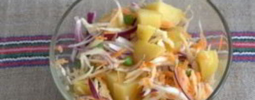 Шаг 5: картофельного салата с квашеной капустой