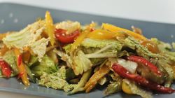 Рецепт Картофельного салата с луково-чесночной заправкой