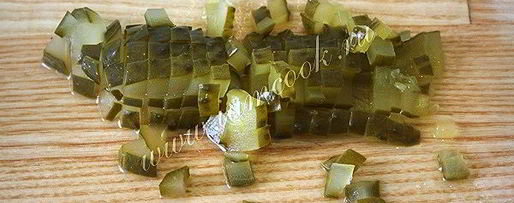 Шаг 4: картофельного салата с маринованными грибами