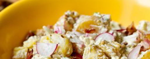 Шаг 9: картофельного салата с редисом и беконом