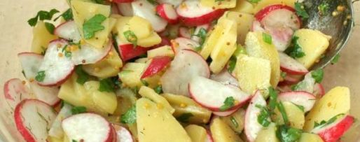 Шаг 4: картофельного салата с редисом