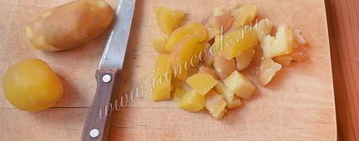 Шаг 2: картофельного салата с щавелем