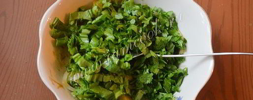 Шаг 6: картофельного салата с щавелем