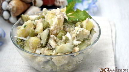 Рецепт Картофельного салата с тунцовым соусом