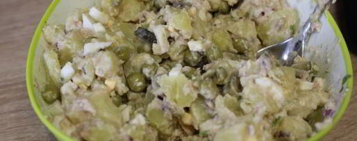 Шаг 3: картофельного салата с тунцовым соусом