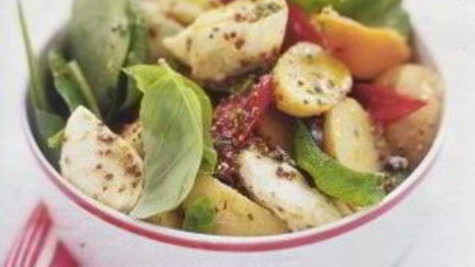 Рецепт Картофельного салата с запеченным перцем