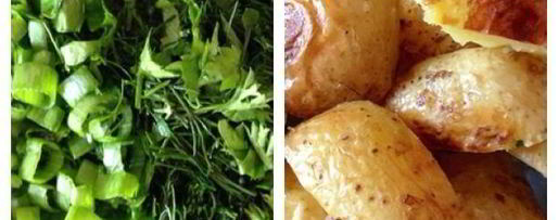 Шаг 3: картофельного салата с заправкой из феты