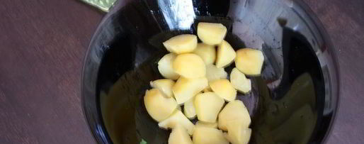 Шаг 3: салата из картофеля, фасоли и тунца