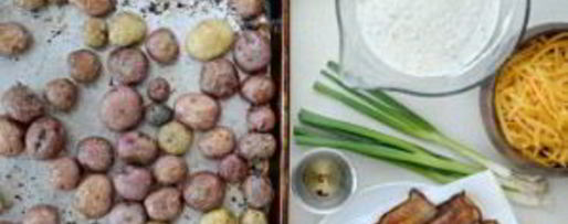 Шаг 1: салата из картофеля и бекона