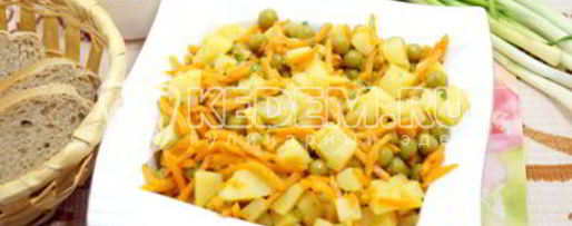 Шаг 7: салата из картофеля с морковью по-корейски