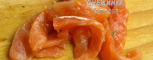 Шаг 3: салата из картофеля с рикоттой, каперсами и семгой