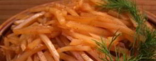 Шаг 5: салата картофельного корейского