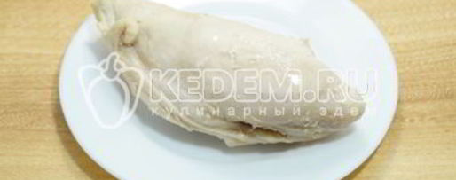 Шаг 2: салата с картофелем фри новогодние мотивы