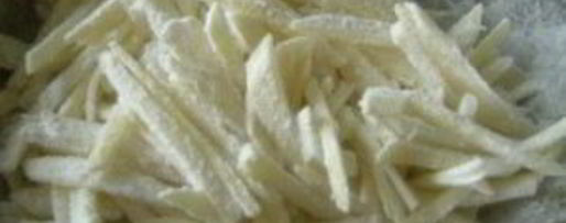 Шаг 1: салата с картофелем фри