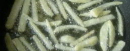 Шаг 2: салата с картофелем фри