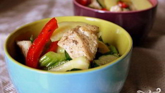 Рецепт Салата с картофелем и курицей