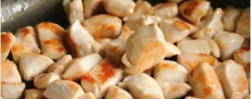 Шаг 2: салата с картофелем и курицей