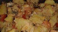 Рецепт Салата с картошкой и шпротами