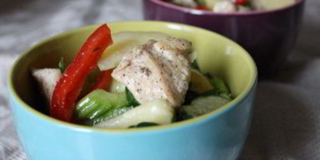 Рецепт салата с молодым картофелем и курицей