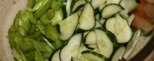 Шаг 2: салата с молодым картофелем и курицей